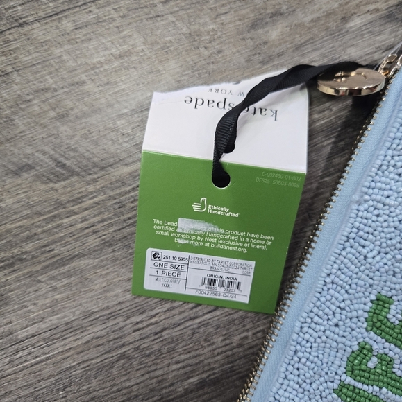 🐢 Kate Spade x Target Life Of The Party Beaded Clutch Pouch NWT - Picture 5 of 10